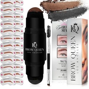 Brow Queen Eyebrow Stamp - Dark Brown (Set Of 2)